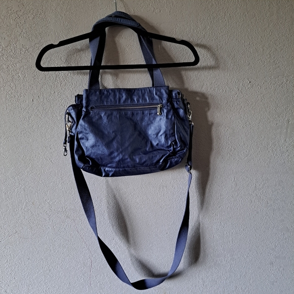 Kipling Elysia Blue Metallic Shoulder Bag - Picture 4 of 6